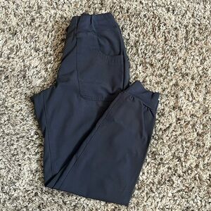 Heart Soul Dark Grey Jogger Style Scrub Pant and Top Set